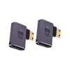 Kework 2 Pack 8K UHD Mini HDMI Adapter, 48Gbps 3D