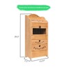 Potato Bin Veggie Organizer Rustic Pine Wood Potato, Onion &