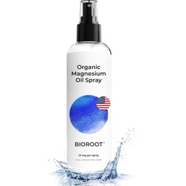 Organic Magnesium Spray - 8oz 1 Pack Fast Absorbent, 100% Pure Magesium Oil, Magnesium Spray for Feet