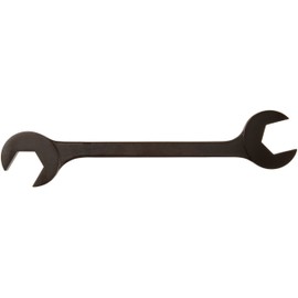 Martin BLK3728 Forged Alloy Steel 1-11/16 x 1-11/16" Opening 15 and 60 Degree Double Head Open End Hydraulic Wrench, 16.50" Overall Length, Industrial Black Finish