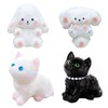 4 Pack Taba Squishy Cat, Dog & Rabbit Stress Relief