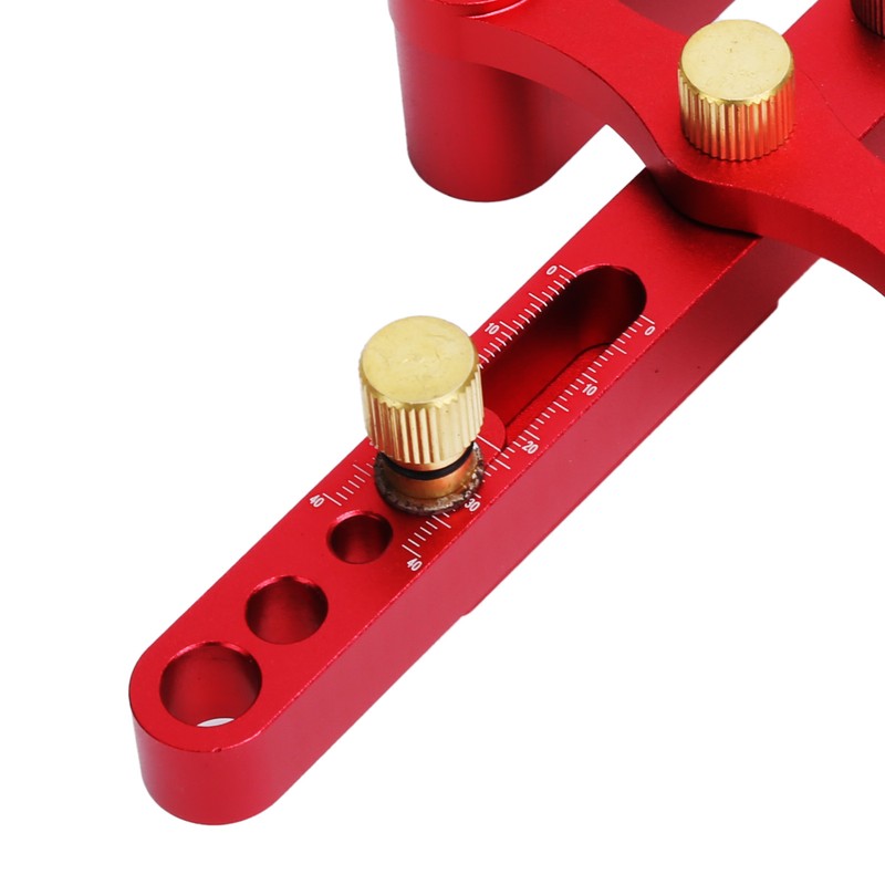Self Centering Doweling Jig Borehole Locator with Scale Kit DIY