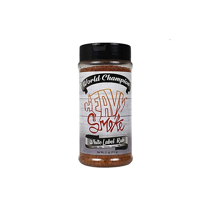 Heavy Smoke White Label Seasoning 11 oz - Championship BBQ