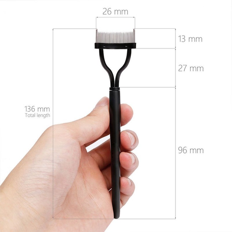 BeautyU&Me New Makeup Mascara Guide Applicators Steel Needle Eyelash Comb
