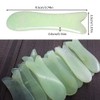 Natural Jade Guasha board Hand Fish Shaped Guasha Scapper/2 Pcs