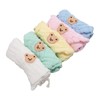 5PCS Cotton Kids Face Towels Good Absorbent Skin Friendly Reusable