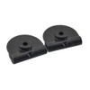 2PC Clips Left Side Battery Cover ABS Plastic for Harley