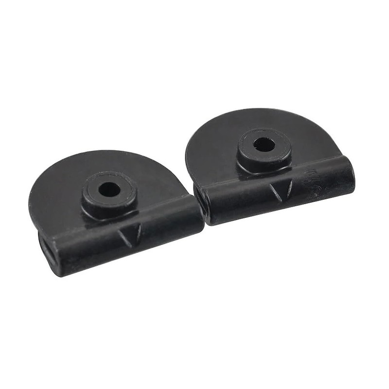 2PC Clips Left Side Battery Cover ABS Plastic for Harley
