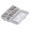200Pcs Wire Ferrule Copper Male Female Crimp Terminal Connector for