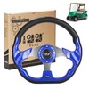 10L0L Golf Cart Steering Wheel, Universal Design Fit for Yamaha,