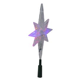 Kurt Adler 11.25-Inch UL Polar Star Treetop with LED Color-Changing Light