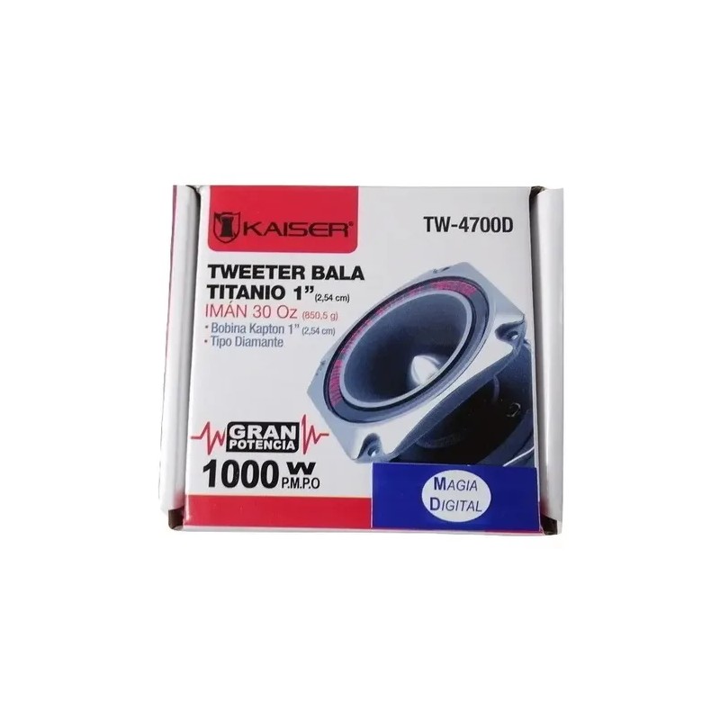 Tweeter Bala Ksr Tw4700d Diamante Titanium Capacitor 1000w