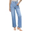 Sidefeel Women's High Waisted Straight Leg Jeans Stretchy Tummy Control