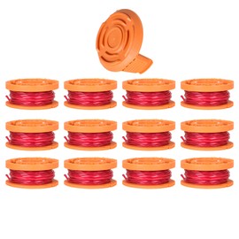 Trimmer Line Spools 12-Pack Replacement for Worx WA0004 WA0010 WG150 WG151 WG153 WG154