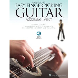 Sing Along With Easy Fingerpicking Guitar Accompaniment: Songbook, CD für Gitarre (Guitar Collection)
