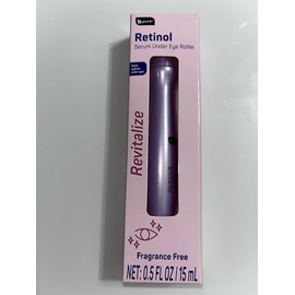 B.pure Rodillo de retinol para debajo de los ojos, sin fragancia, con ácido hialurónico y retinol, 0.5 onzas líquidas