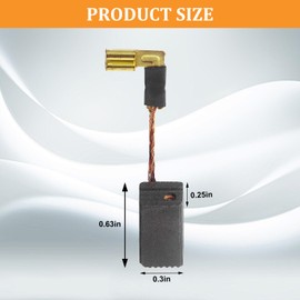 4 Pack DWE4120 DWE4011 N097696 Carbon Motor Brushes Compatible with DeWalt DWE4012 DWE4100 DWE4887 and DWE4120N Grinder Motor Carbon Brush Replacement Part