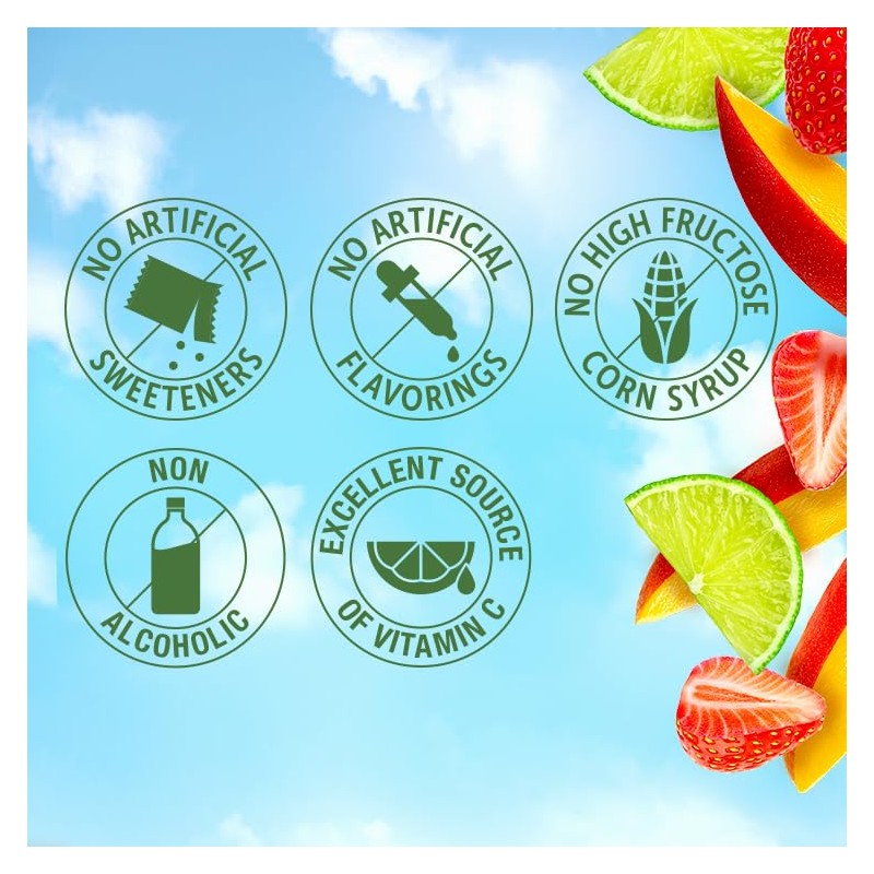 Del Monte Escapes Mango Strawberry - Rita, 7 oz Cups,