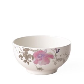 Villeroy & Boch Mariefleur Gris Basic Ciotola, Porcellana Premium, Bianco/Multicolore