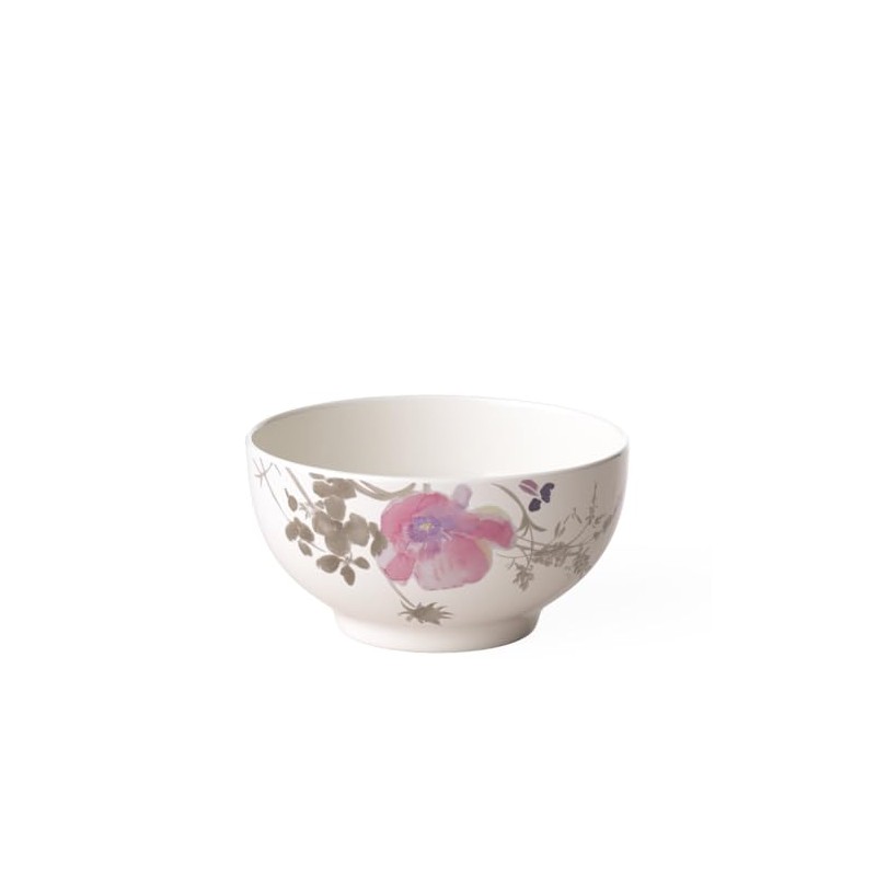 Villeroy & Boch Mariefleur Gris Basic Ciotola, Porcellana Premium, Bianco/Multicolore