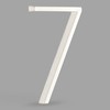 HASWARE Floating House Number Sign: 5 inch Modern Door Signage