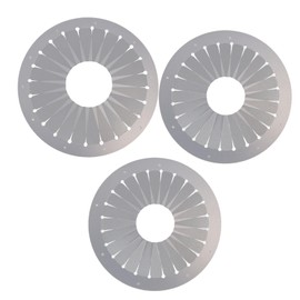 Deevoka 3pcs Easy Rosette Maker Ribbon Rosette Brooch Crafts Sewing Craft Tool Rose Maker Handmade DIY Scrapbooking Badge Button Decoration