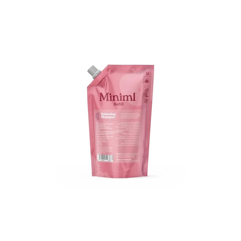 Miniml Natural Hair Conditioner Eco 1L Refill – Pink Grapefruit