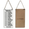 HTBIG Rustic Classroom Wood Sign, 6'' x12'', White, Inspirational Teacher
