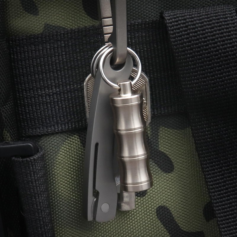 Titanium Small Pill Box Titanium Pill Case Necklace Nitro Mini