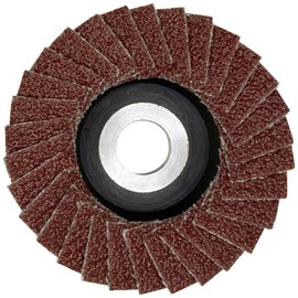 Proxxon Lamellar Grinder (Sanding Disc Diameter 50 mm, K 240, Hole 10 mm, for Malleable Cast Iron, Grey Cast Iron, Steel, Wood, Plastic, for Angle Grinders LHW + LHW/A) 28591