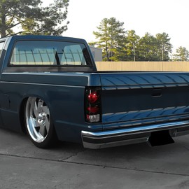 SPEC-D TUNING Black Tail Lights Compatible with 1982-1993 Chevy S10, 1983-1994 Chevy S10 Blazer, 1983-1990 GMC S15, 1991-1993 GMC Sonoma, Left + Right Pair Assembly