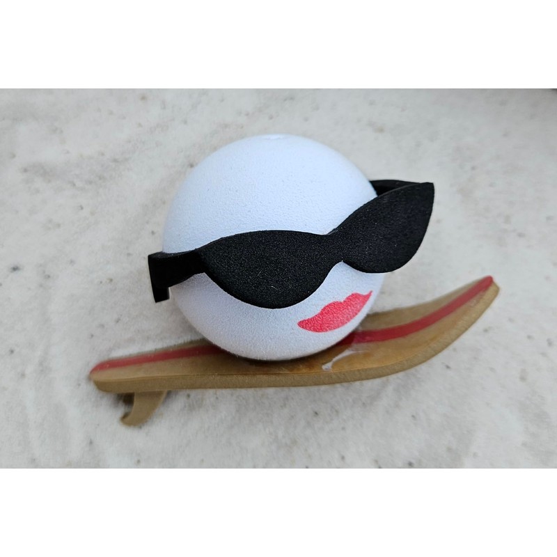 Coolballs Cool Wahini Surfer Surfing Car, Truck, or SUV Antenna