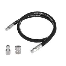 NuFlySic Pressure Washer Whip Hose Power Washer Jumper Hose for Pressure Washing 3/8 Inch NPT Quick Connect Plug Hose Reel Connector Hose, 4000 PSI, 3FT