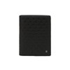 Hazzys (대구신세계)블랙 로고패턴 소가죽 중지갑 HJWA4F836BK (Daegu Shinsegae) Black Logo