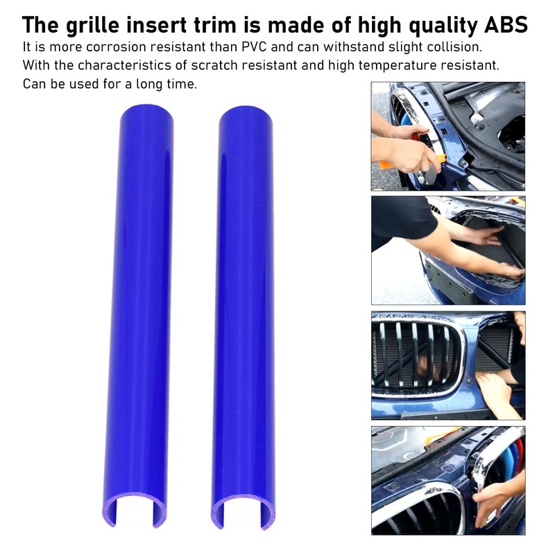 2PCS Front Grill Stripe Trim for M Style Replacement for