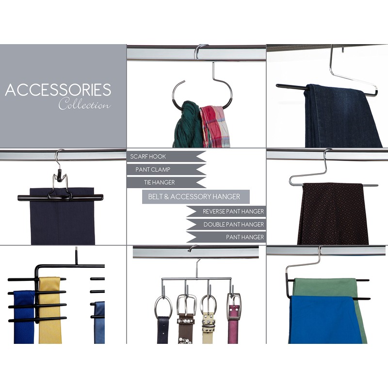 Mawa by Reston Lloyd Reverse Hook Trouser Series Non-Slip Space-Saving