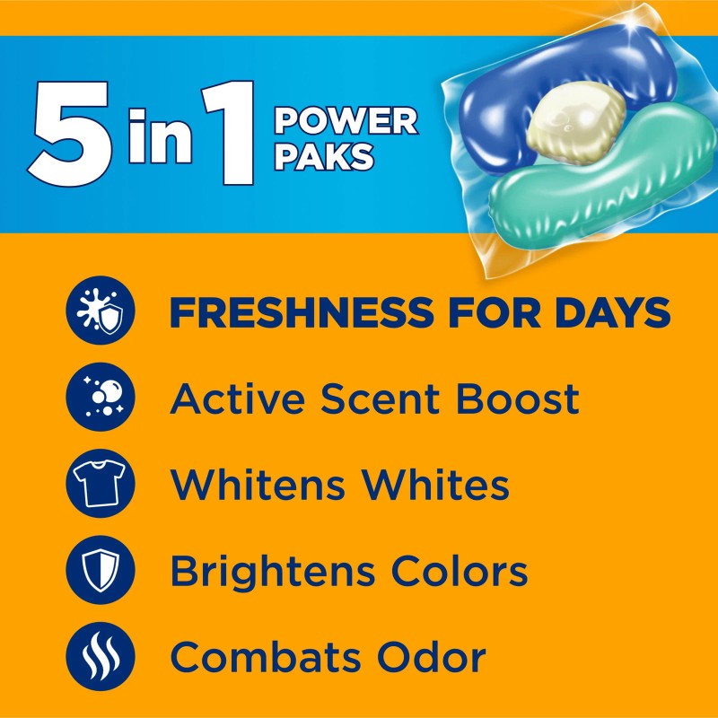 ARM & HAMMER Clean Burst 5-in-1 Laundry Detergent, Clean Burst