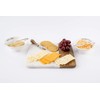 Mud Pie Marble and Wood Serving Board and Spreader, White
