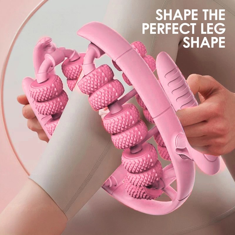 28 Wheel Leg Massager Roller Ring Clamp Roller for Cellulite