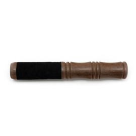 Clapper for Singing Bowl Size M Wood / Leather for Striking and Grating the Singing Bowl Handmade in Nepal -9014-A-