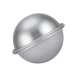 Molde para tartas de hemisferio, molde de aluminio para tartas en forma de media bola, molde para tartas de hemisferio, molde para hornear pasteles, postres y pudines, 4 piezas (105 x 45 mm)