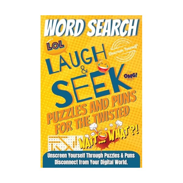 Laugh & Seek: Word Search Puzzles and Puns for the