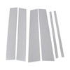 FZJDSD 6PCS Glossy Black Pillar Post Door Window Trim Cover