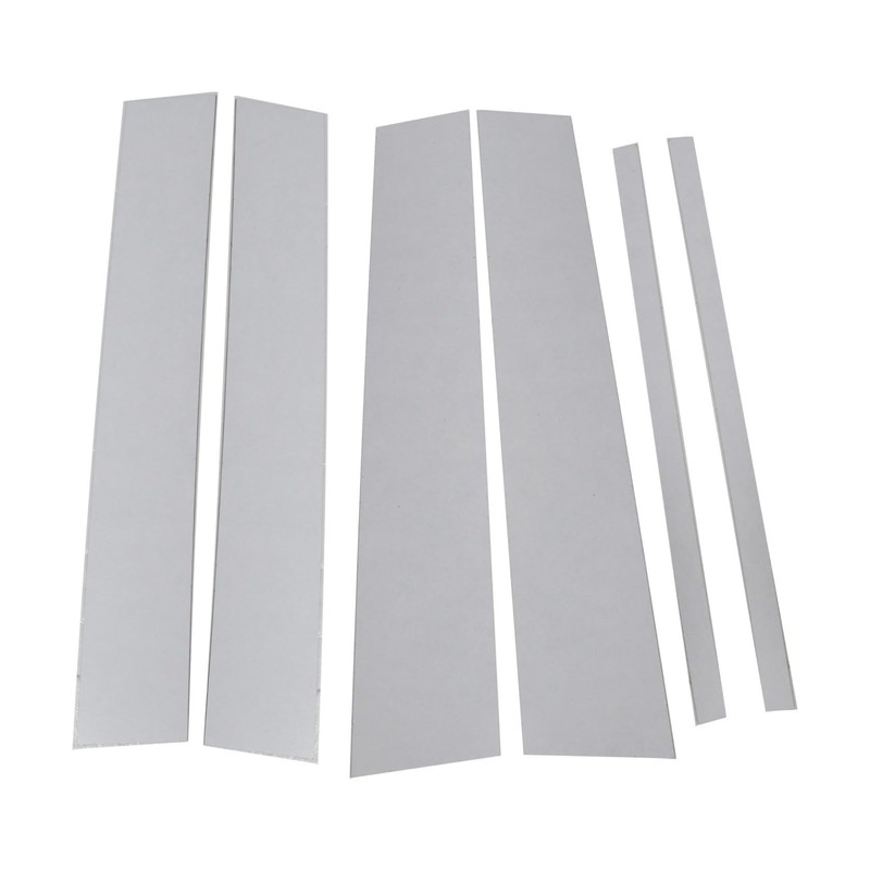 FZJDSD 6PCS Glossy Black Pillar Post Door Window Trim Cover