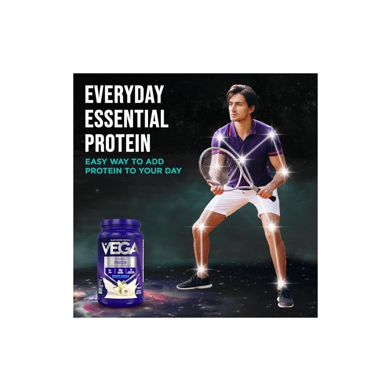 Vega Original Protein Vainilla, Ideal para Batidos y Repostería, 921