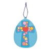 Fun Express Mosaic Cross Easter Egg Ornament Craft Kit, Craft