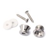 Alnicov Guitar Strap Buttons Pins Metal End, Strap Locks For