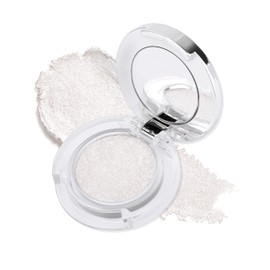 Erinde Glitter Single Eyeshadow, Highly Pigmented Eye Shadow, Long - Lasting & Waterproof Metallic Silver Makeup, Shimmer & Highlighter Eye Shadow Makeup, Smooth Matte Texture