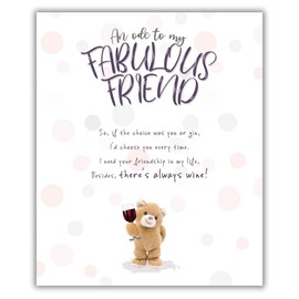 Stuffed with Love, Funny Birthday Card, An Ode To My Fabulous Friend Happy Birthday Card for Him, Generic Birthday Card