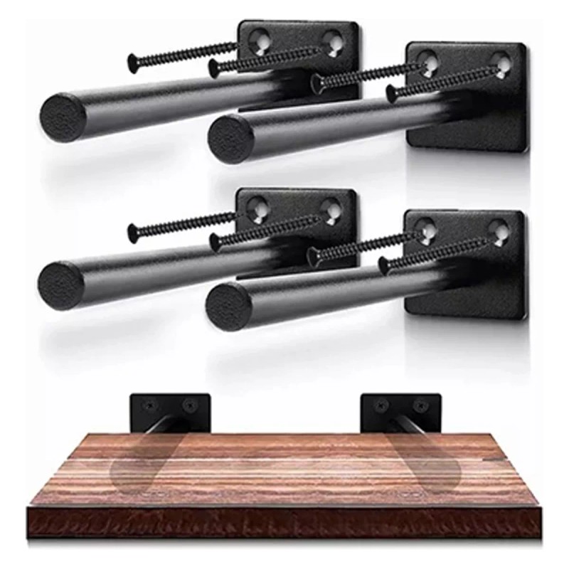 Soporte De Estante Oculto De Servicio Pesado De 4 Piezas